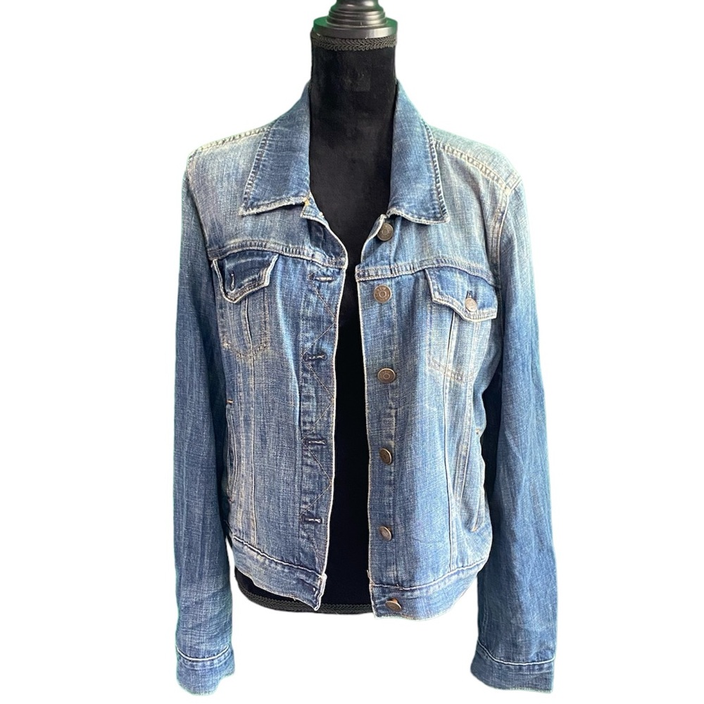 J. Crew Indigo Denim Jean Jacket Women’s XL